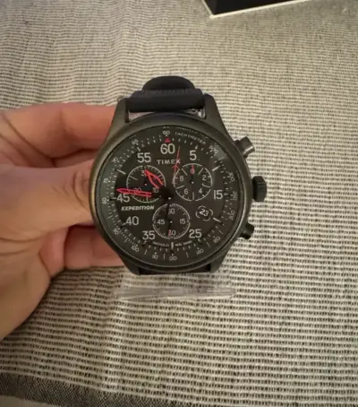 Reloj Timex Expedition Cronógrafo Negro - miniatura 1