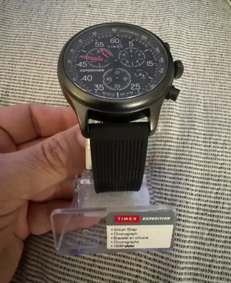 Reloj Timex Expedition Cronógrafo Negro - 2