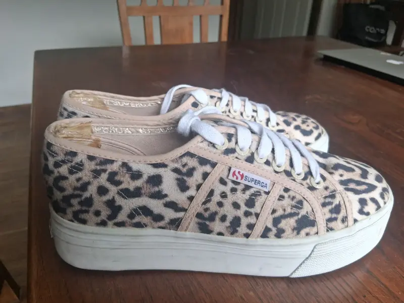 Zapatillas Superga con estampado animal print - 1