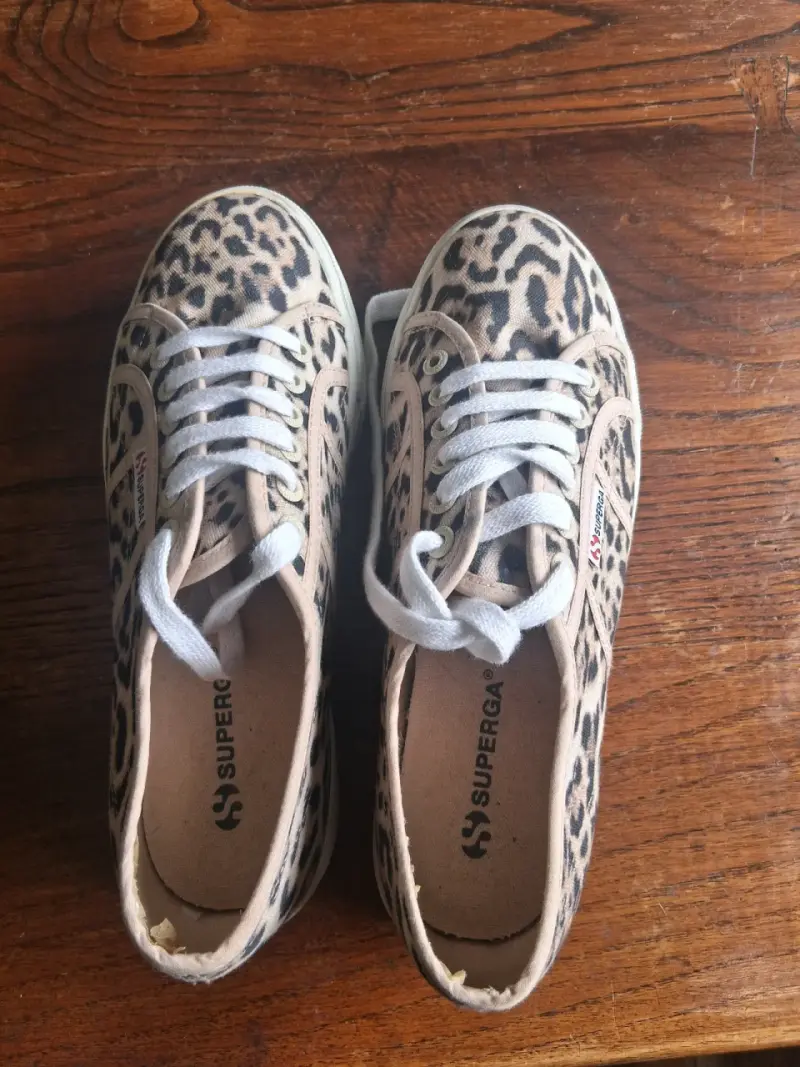 Zapatillas Superga con estampado animal print - 4