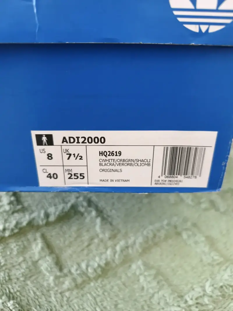 Zapatillas Adidas ADI2000 Verde y Blanco - 2