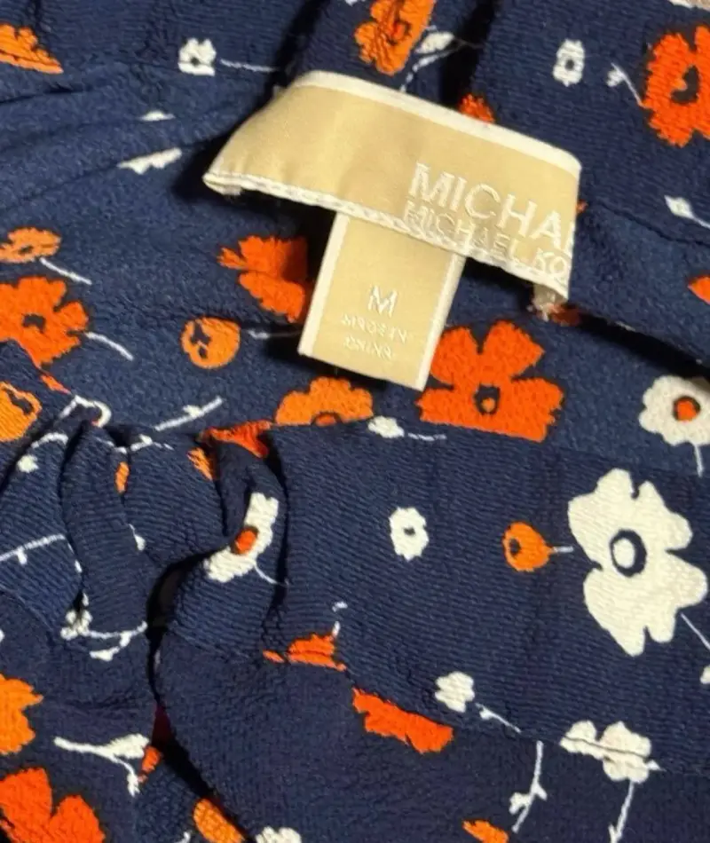 Blusa floral azul Michael Kors para mujer - 2