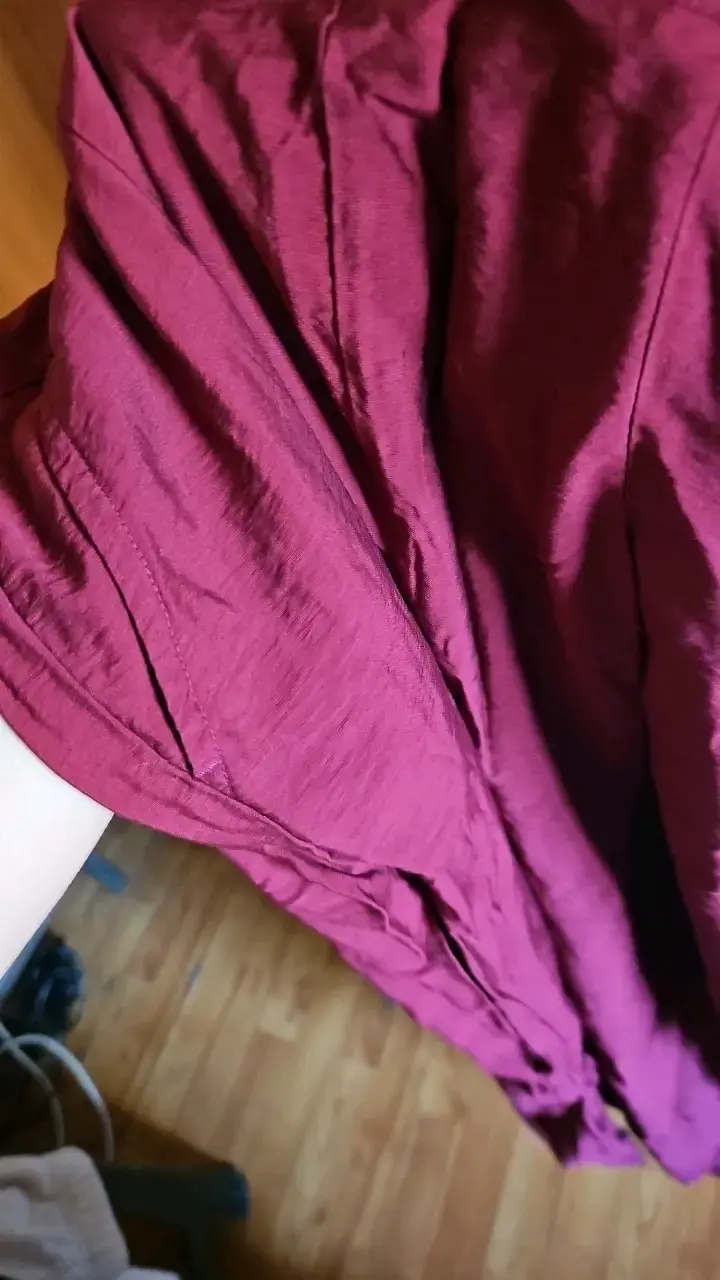 Pantalón color vino de mujer talla M - 5