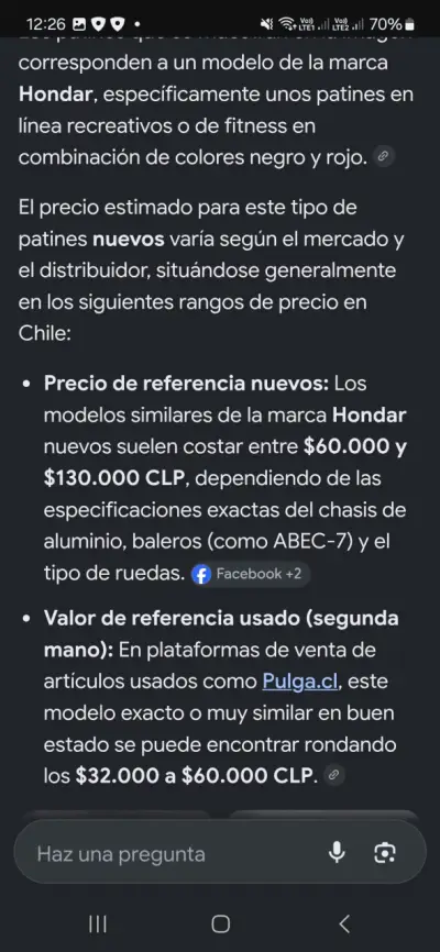 Patines semiprofesinales hondar - miniatura 4