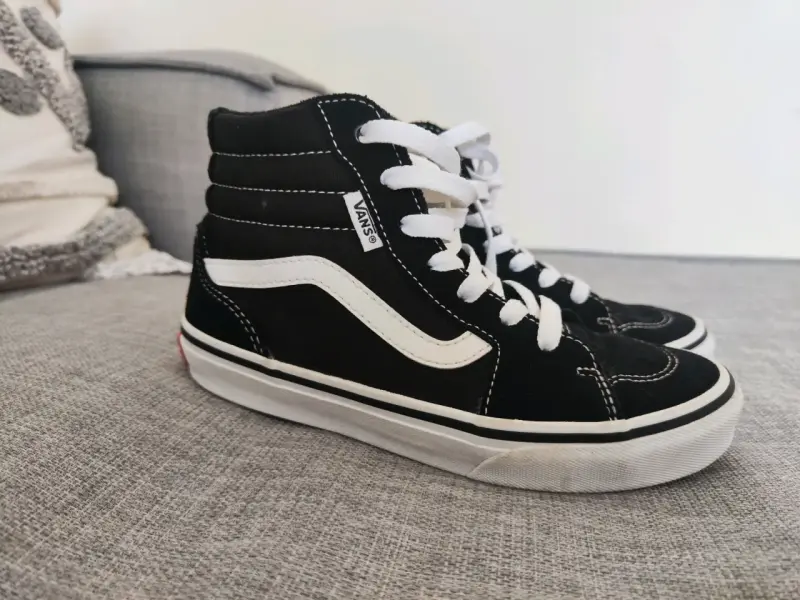 Zapatillas Vans negras de caña alta - 2