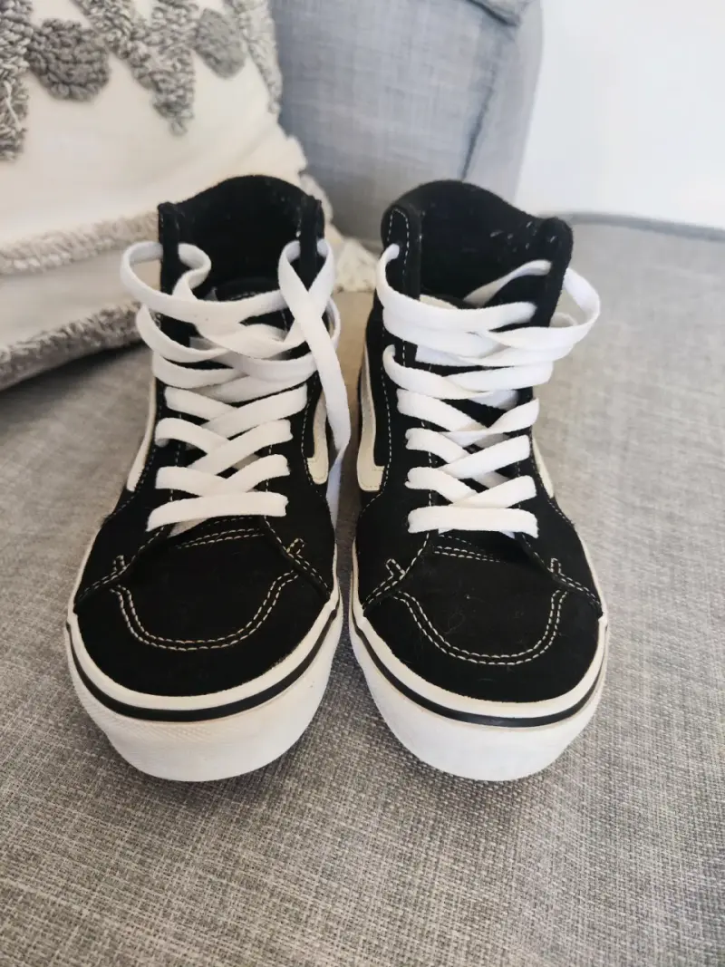 Zapatillas Vans negras de caña alta - 3