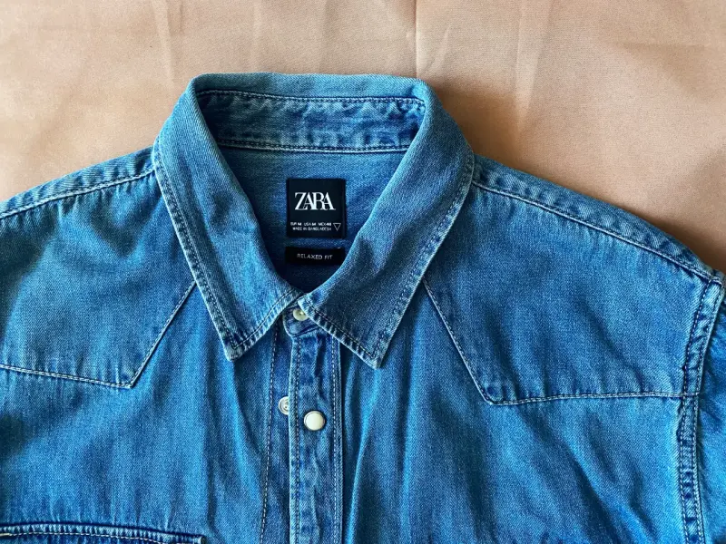 Camisa de mezclilla Zara - 2
