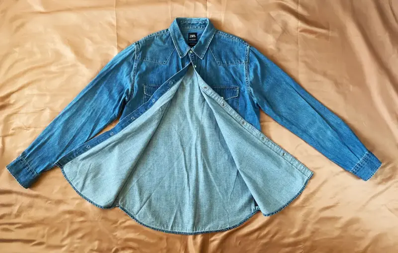 Camisa de mezclilla Zara - 3