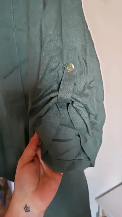 Tapado verde Marittimo con mangas ajustables - miniatura 2