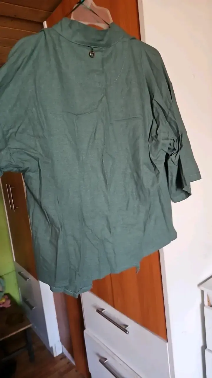Tapado verde Marittimo con mangas ajustables - 4