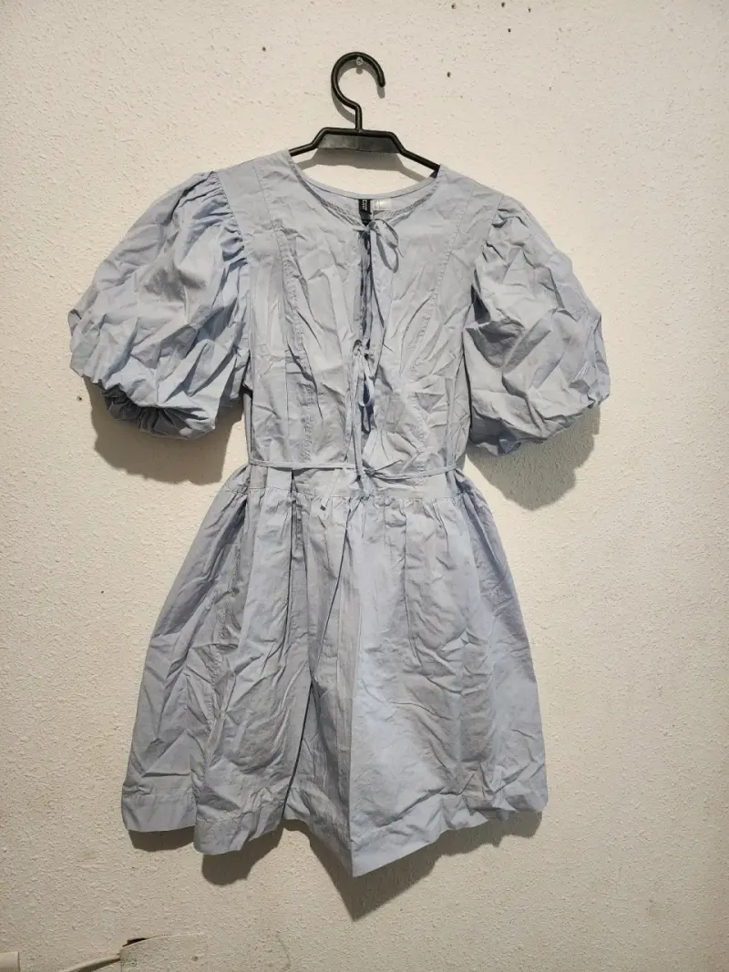 Chaqueta de mezclilla con mangas de lana mujer - 3