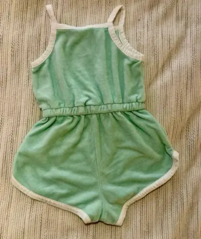 Enterito de verano verde menta para niña H&M - miniatura 2