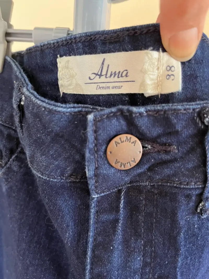 Jeans ajustados azul oscuro Alma talla 38 - 3