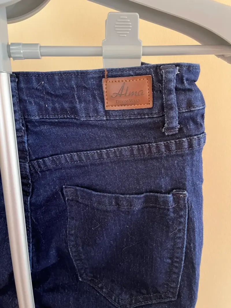 Jeans ajustados azul oscuro Alma talla 38 - 6