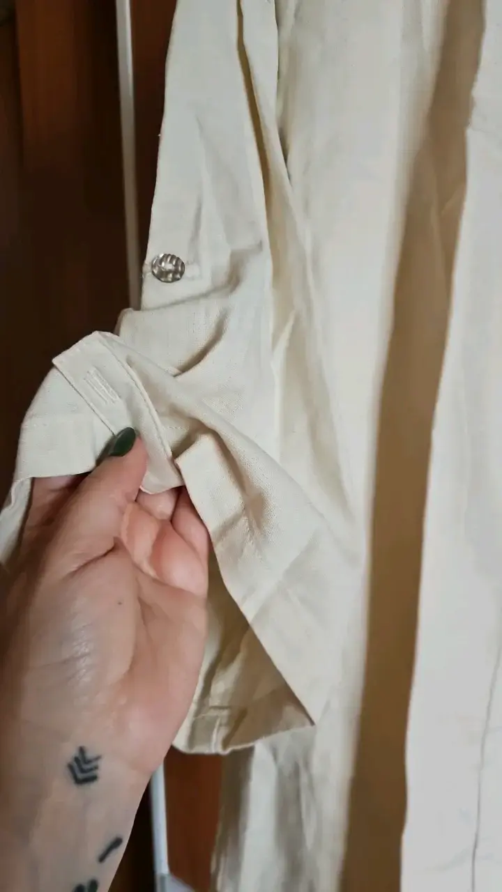 Tapado/Blusa Beige Marítimo Talla S - 2