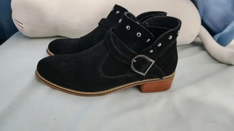 Bota Ortopédica Negra con Hebilla - 3