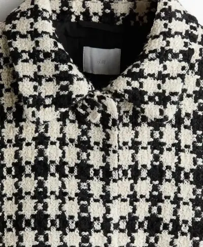 Chaqueta de lana pata de gallo H&M - miniatura 1