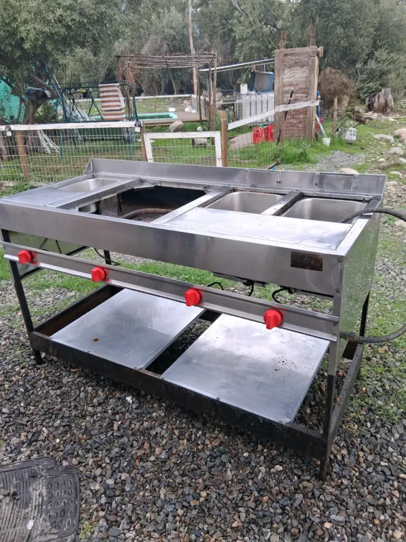 Plancha de cocina industrial de acero inoxidable - 4