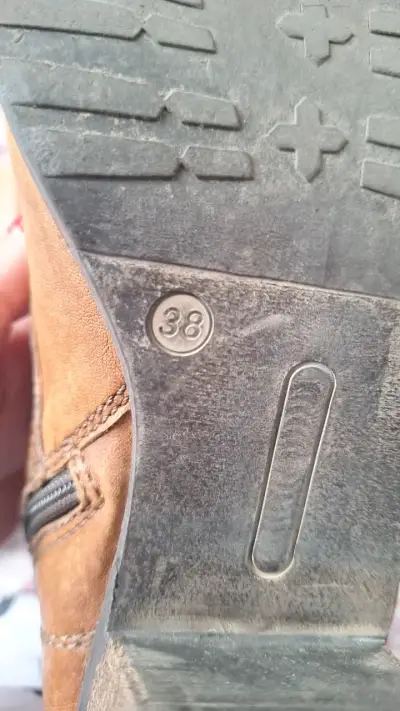 Botines de cuero marrón con cierre lateral - miniatura 6