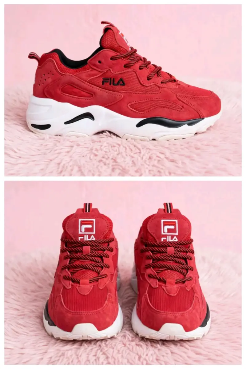 Zapatillas deportivas rojas Fila