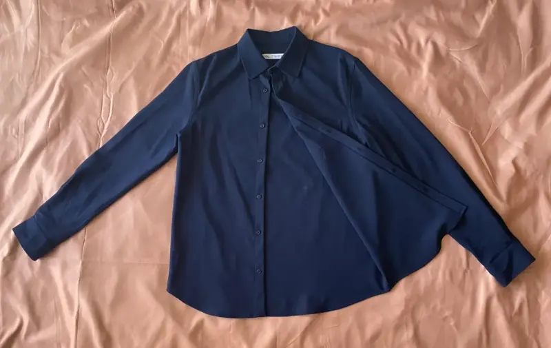 Camisa azul Zara - 2