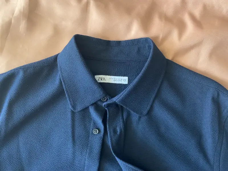 Camisa azul Zara - 3
