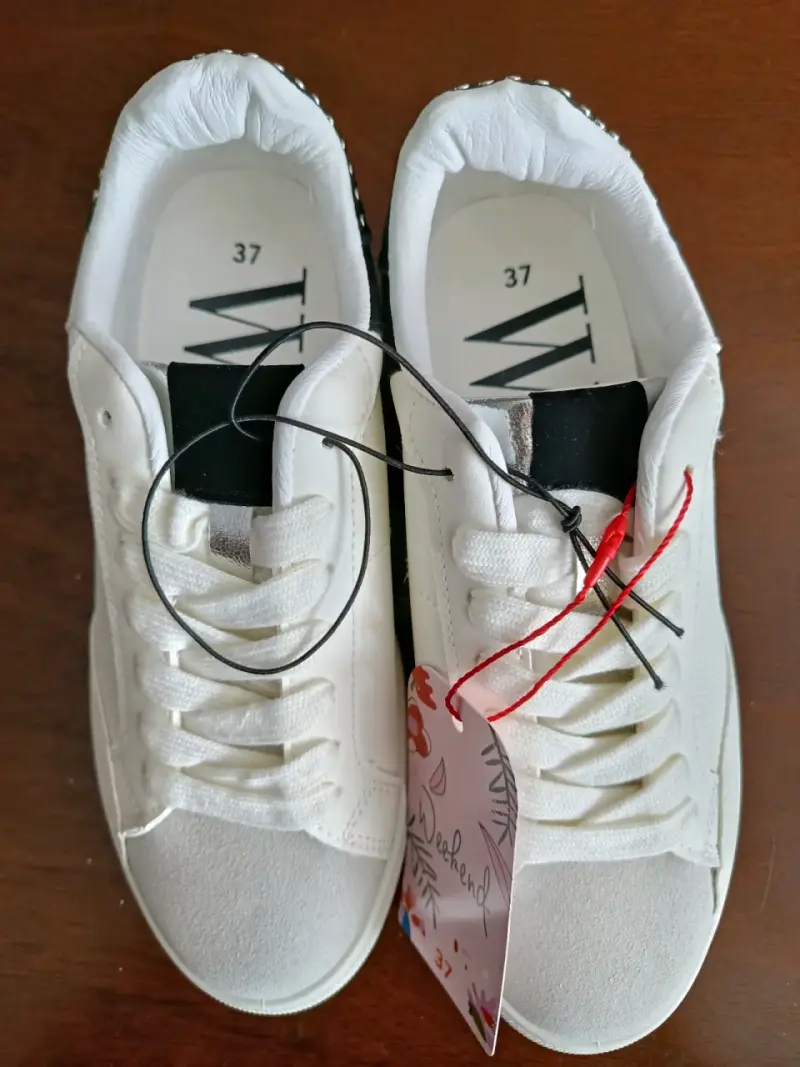 Zapatillas blancas con tachas Weekend talla 37 - 4