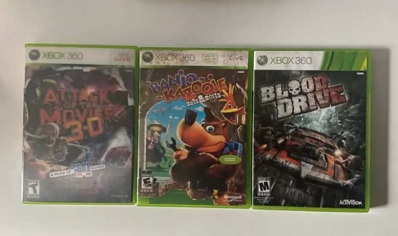 Lote de 3 juegos Xbox 360