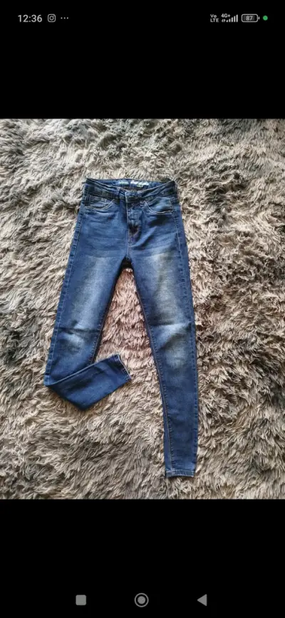 Jeans ajustados azul oscuro Sybilla - miniatura 1