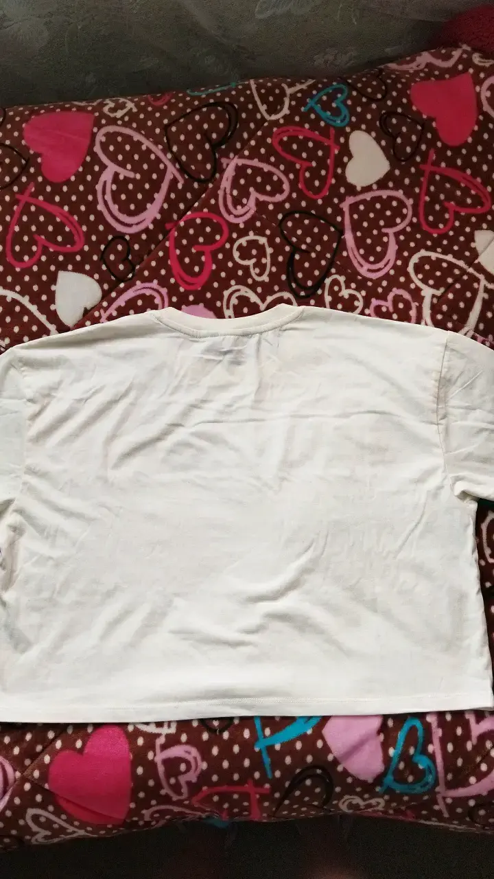 Polera Blanca Estilo Crop Top Fabulous Paris - 2