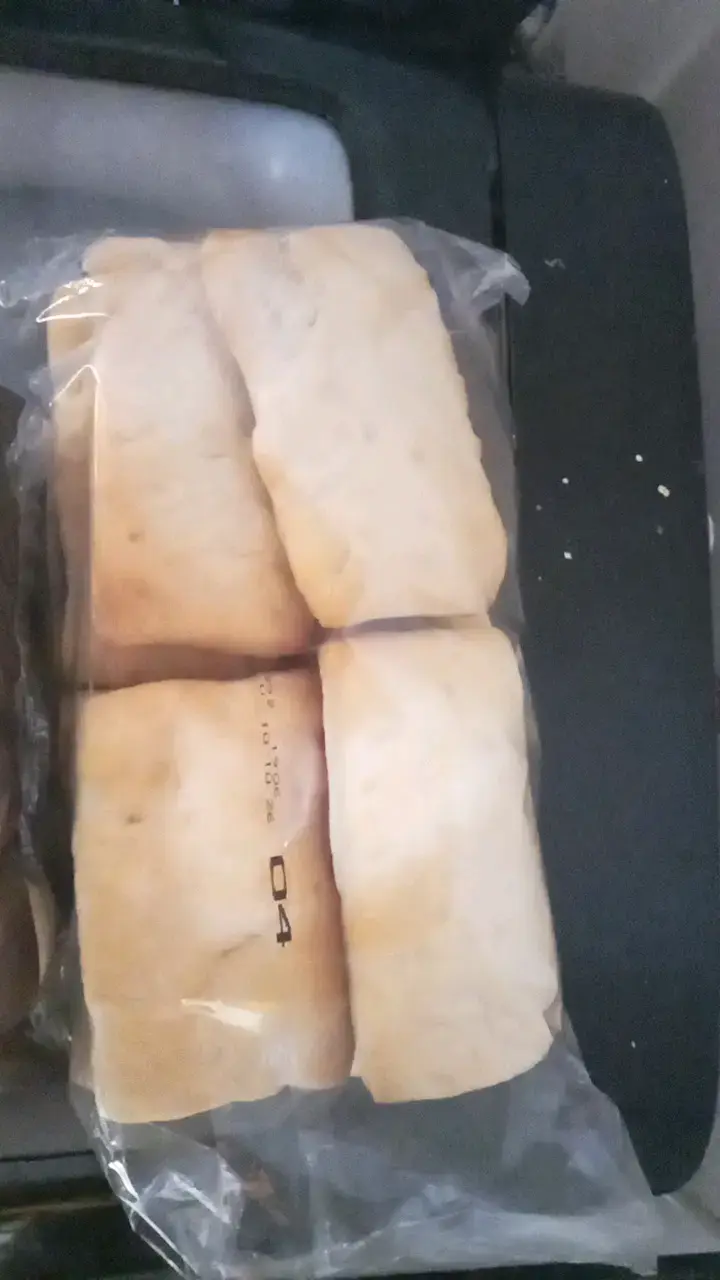 Pan ciabatta fresco en bolsa