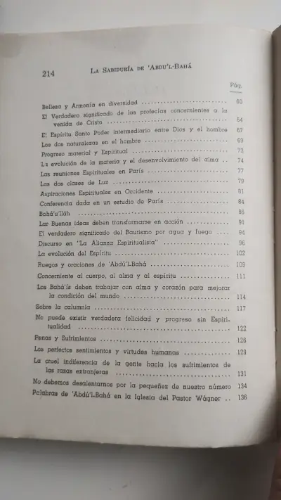 Libro 'La Sabiduría de 'Abdu'l-Bahá' Bahaísmo - miniatura 5