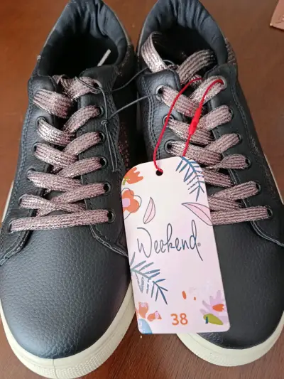 Zapatillas negras Weekend talla 38 - miniatura 1