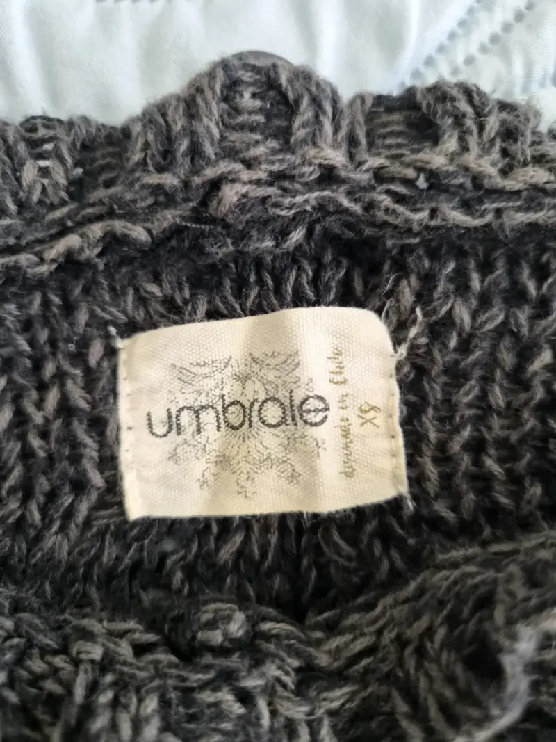 Suéter de lana gris Umbrale para mujer - 3