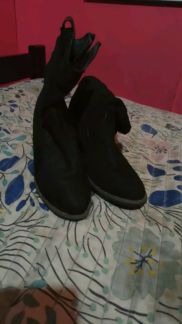 Botines negros de tacón alto para mujer - 3