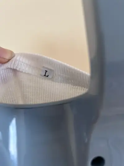 Polera cruzada blanca para mujer talla S - miniatura 4
