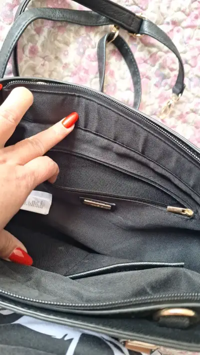 Cartera Aldo bicolor con cadena decorativa - miniatura 5