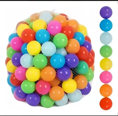 Pelotas de plástico multicolor - miniatura 1
