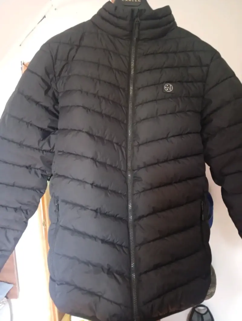 Chaqueta acolchada negra para hombre - 2