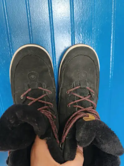 Botas de invierno negras para mujer talla 39 - miniatura 1