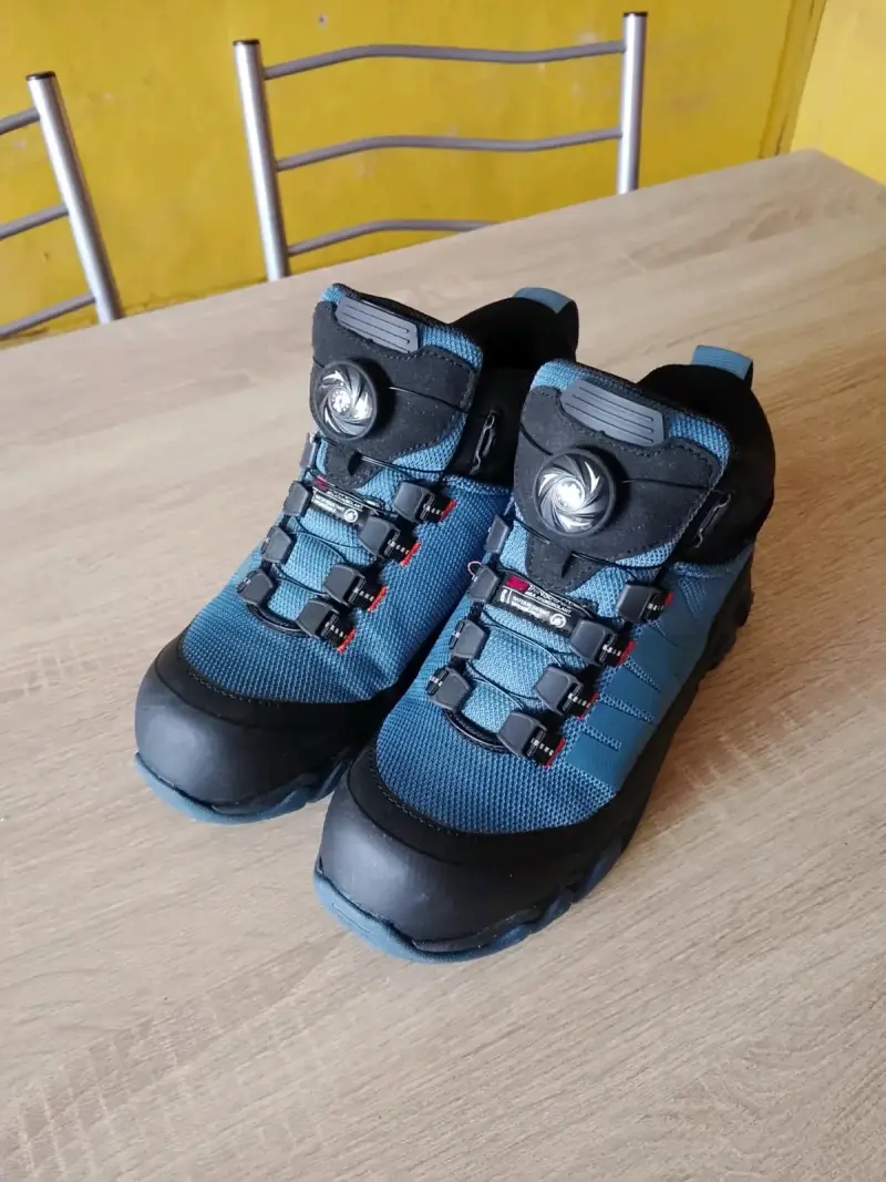 Botas de montaña azules con cierre rápido - 3