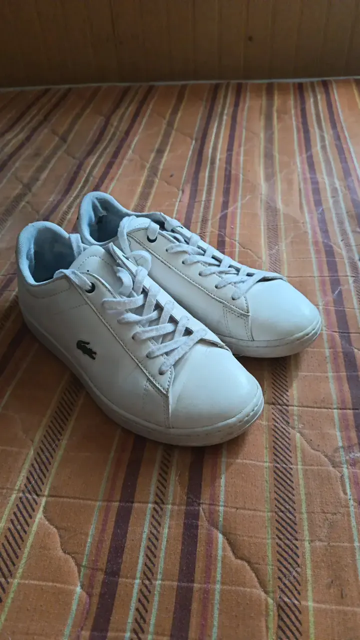 Zapatillas blancas de cuero unisex - 1