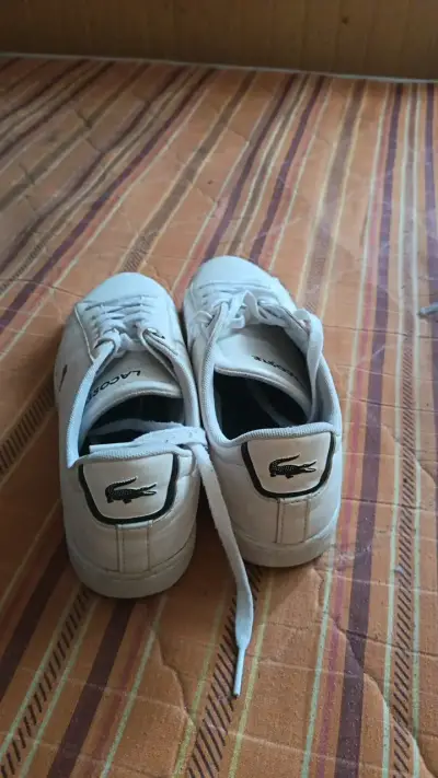 Zapatillas blancas de cuero unisex - miniatura 3