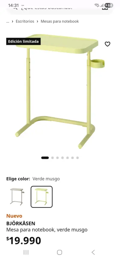 Mesa Plegable para notebook ikea - miniatura 5