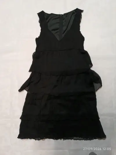 Vestido de fiesta negro Naf Naf talla 36 - miniatura 5