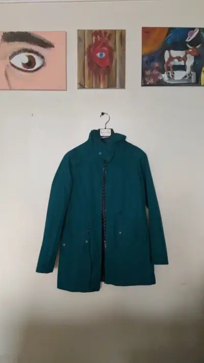Chaqueta verde con capucha Newport Basic - miniatura 2