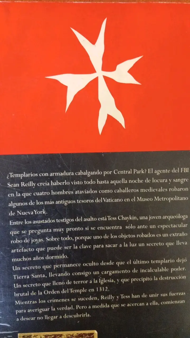Libro 'La Orden del Temple' de Raymond Khoury - 2