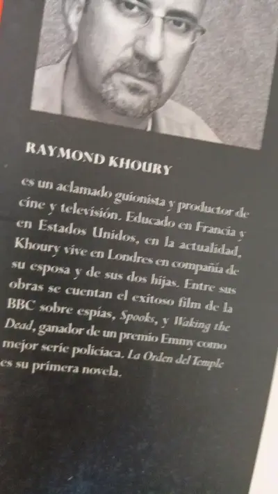 Libro 'La Orden del Temple' de Raymond Khoury - miniatura 3