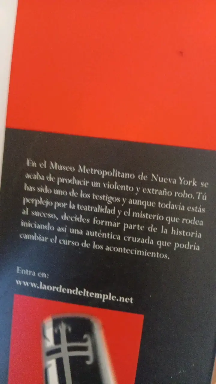 Libro 'La Orden del Temple' de Raymond Khoury - 4