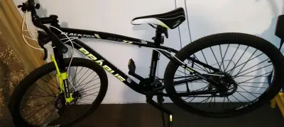 Bicicleta Brabus Blackfox 27 con asiento infantil - miniatura 1